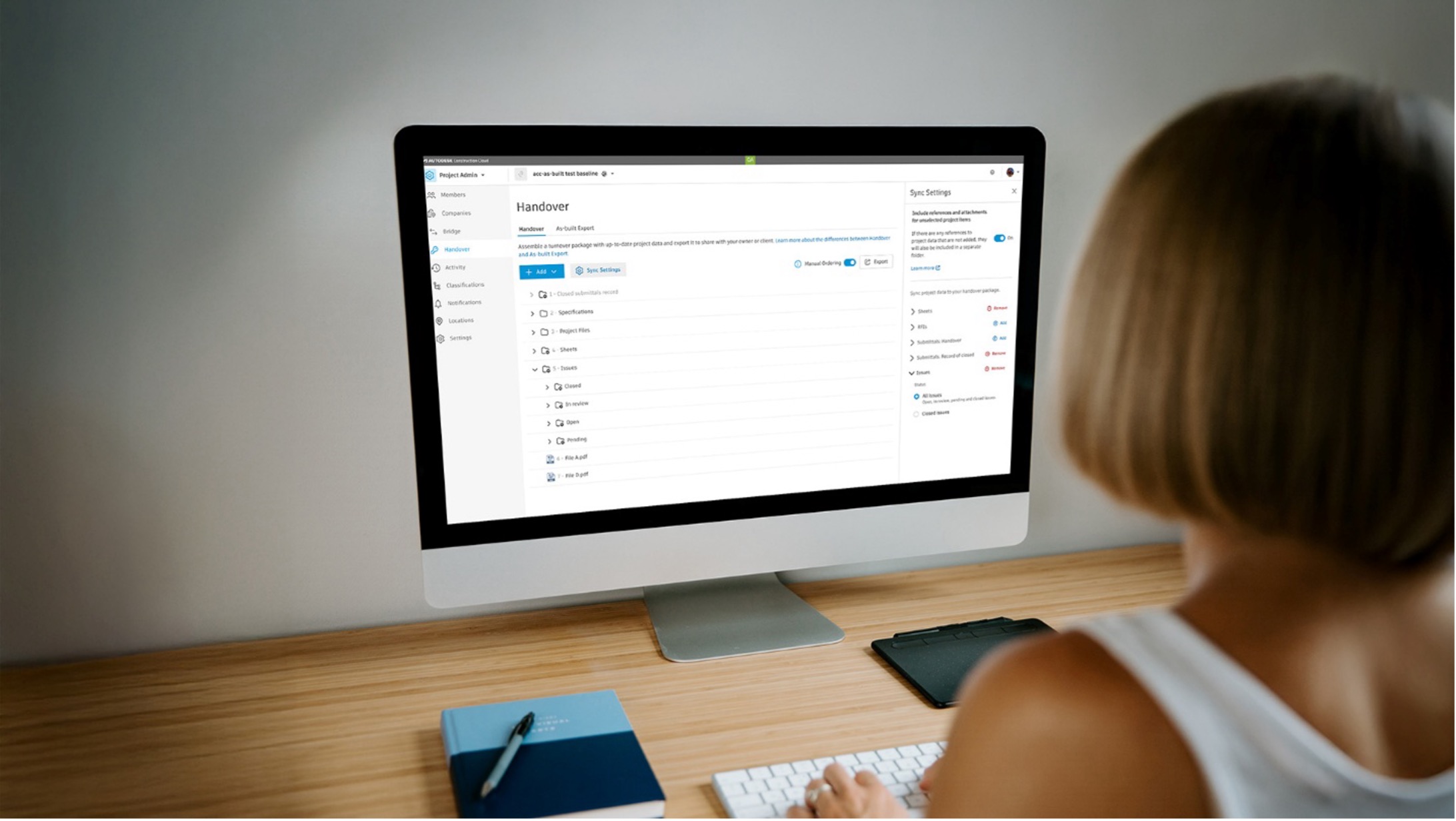 Công cụ Handover trong Autodesk Construction Cloud