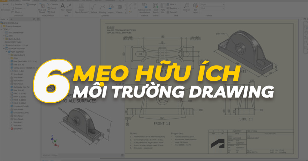 Top 6 mẹo hữu ích trong môi trường Drawing