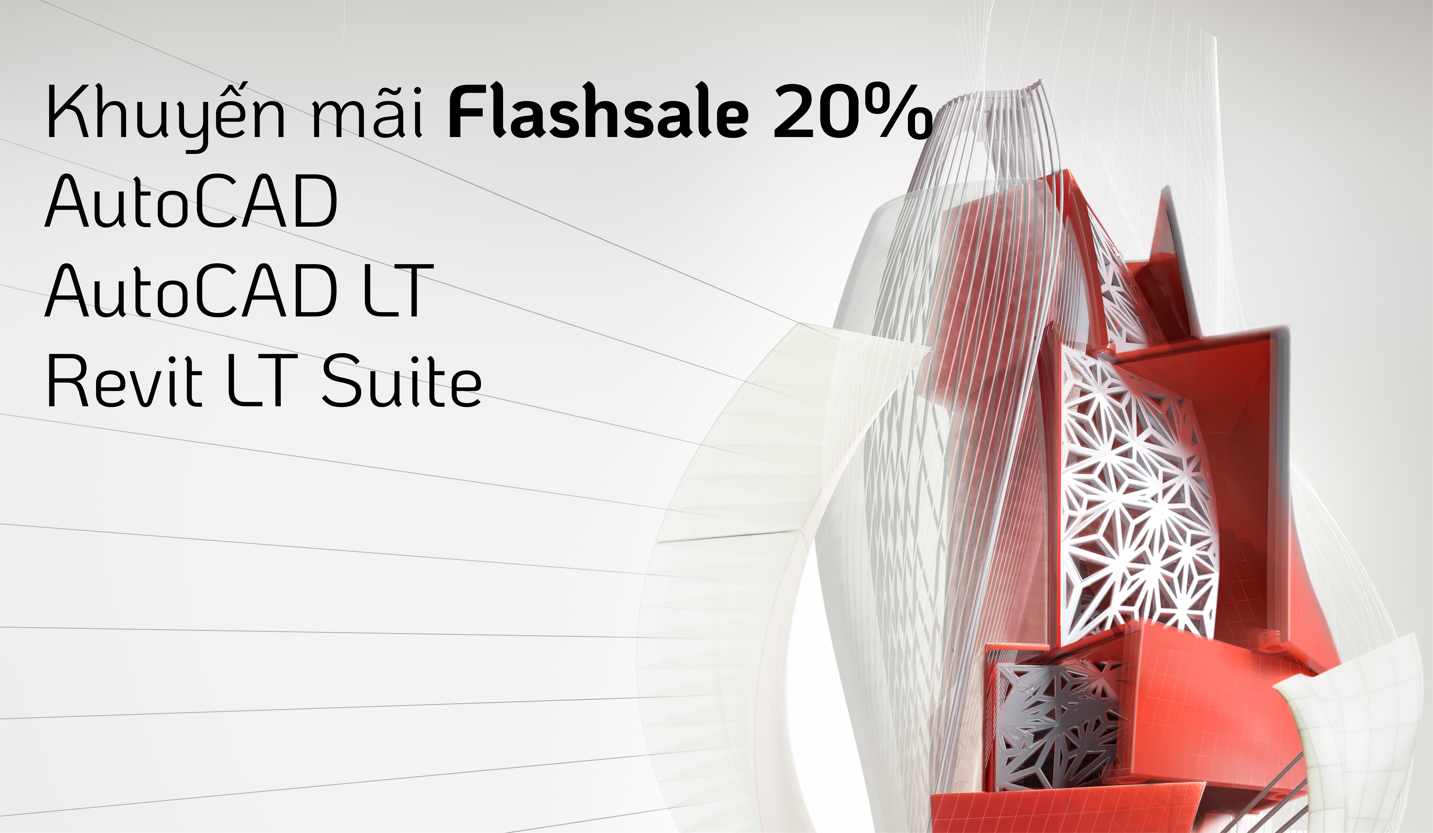 Chương trình flash sale cuối năm cho AutoCAD, AutoCAD LT và Revit LT Suite