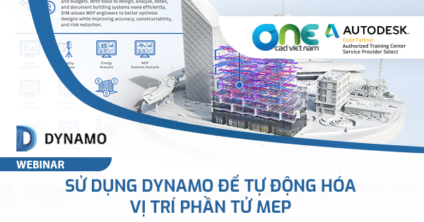 Webinar "Sử dụng Dynamo để tự động hóa vị trí phần tử MEP"