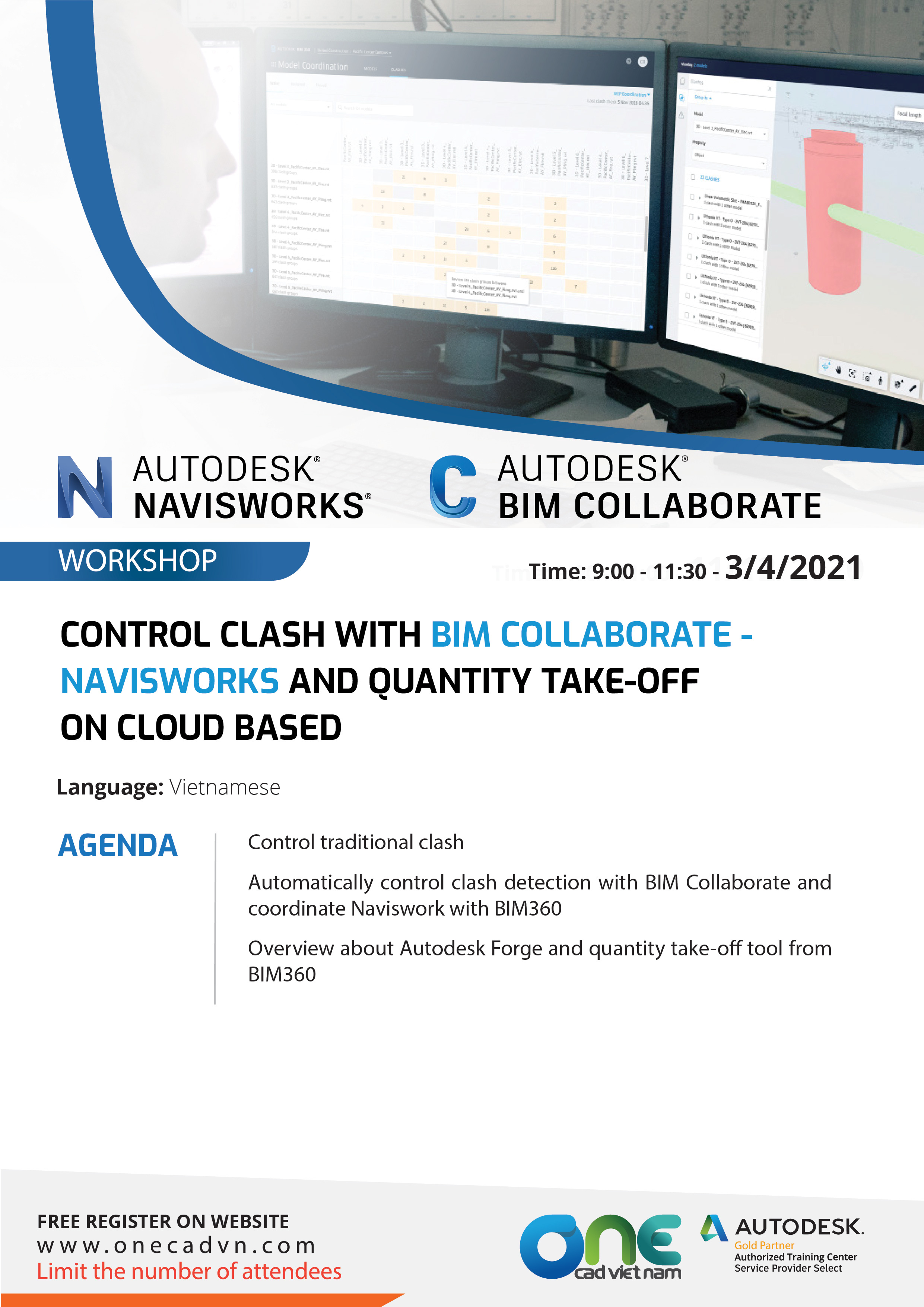 Webinar kiểm soát xung đột với BIM Collaborate - Navisworks