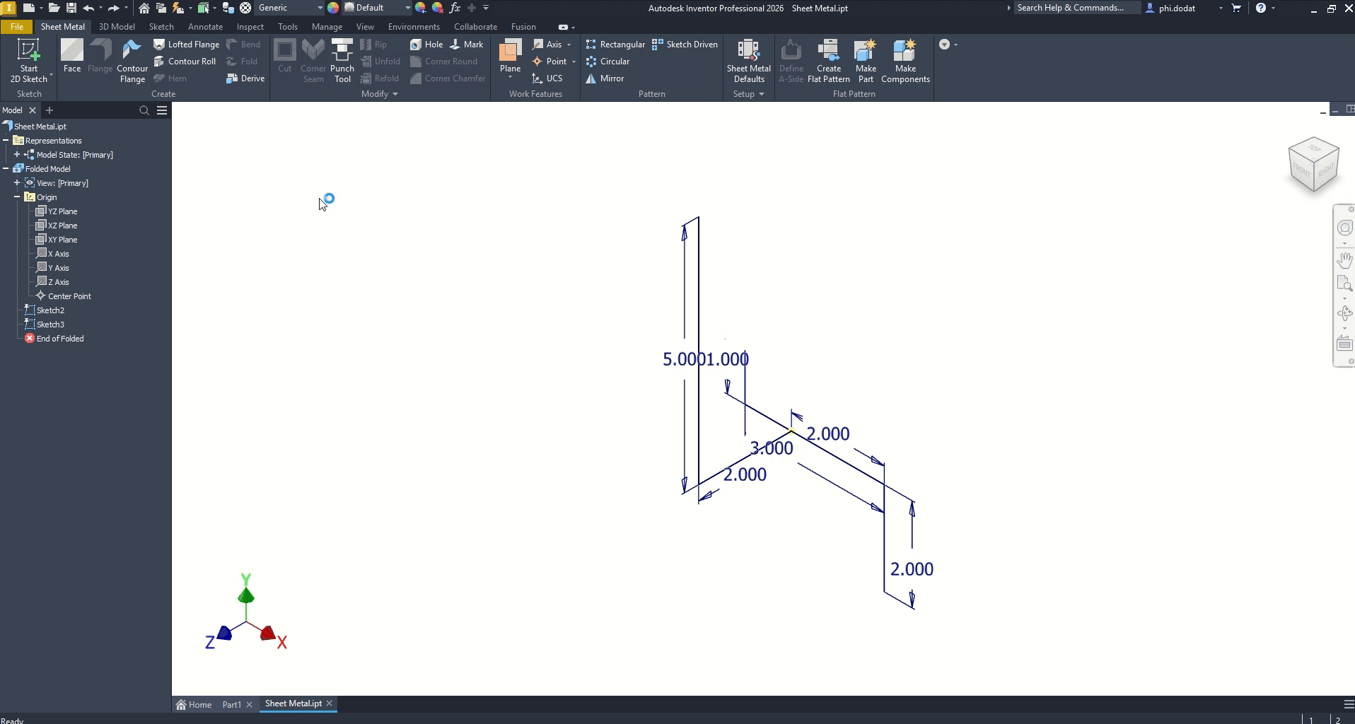 Inventor 2026 cho phép thay đổi giá trị góc xoay hoặc khoảng cách trong Patterns 