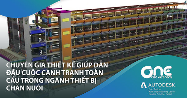 Chuyên gia thiết kế giúp dẫn đầu cuộc cạnh tranh toàn cầu trong ngành thiết bị chăn nuôi