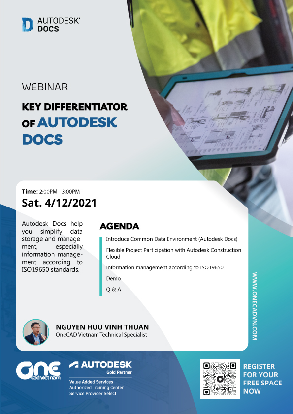Webinar "Giới thiệu những điểm khác biệt chính của Autodesk Docs"