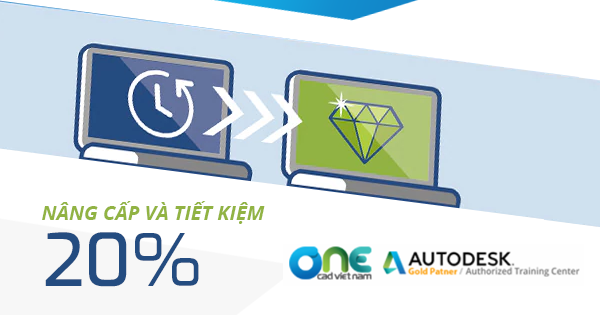 Tiết kiệm 20% khi mua bản quyền Autodesk