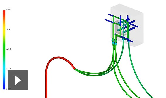 Total coolant flow history