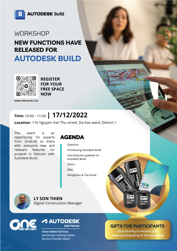 Workshop "Những tính năng mới được cập nhật trên Autodesk Build"