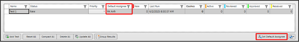 Set Default Assignee