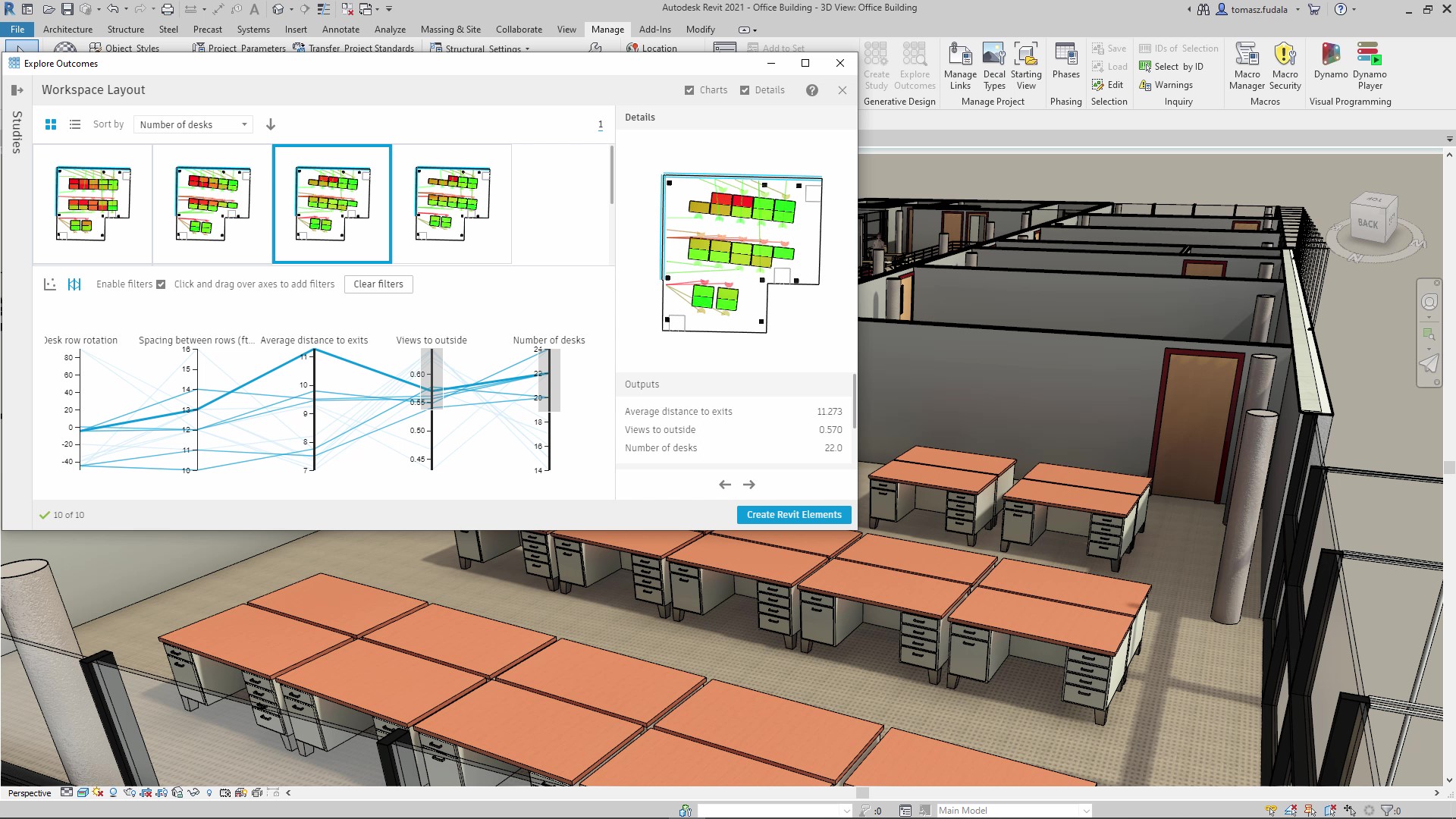 Workspace Layout in Revit 2021