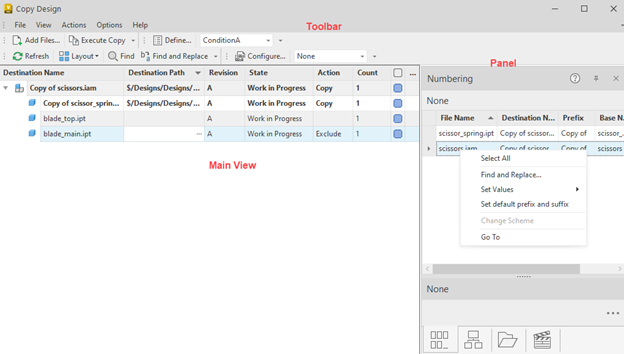 Autodesk Vault hỗ trợ tính năng tái sử dụng các thiết kế bằng công cụ copy design