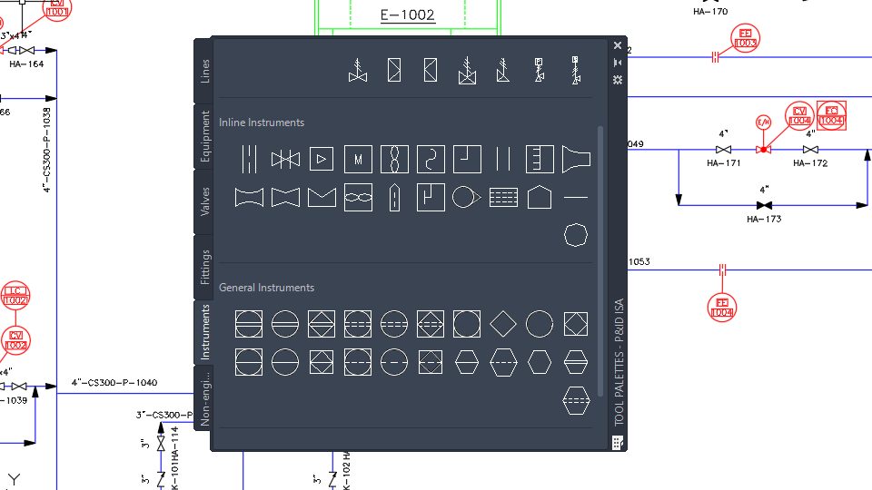 Bổ sung thêm các ký hiệu ISA&ID trên AutoCAD Plant 3D 2025