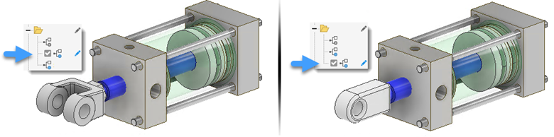Các phương án của mô hình khi sử dụng Model States
