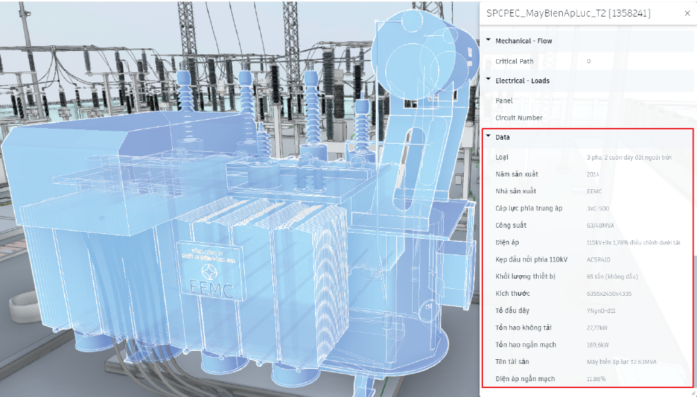 Cập nhật thông tin hiện hữu trên mô hình BIM