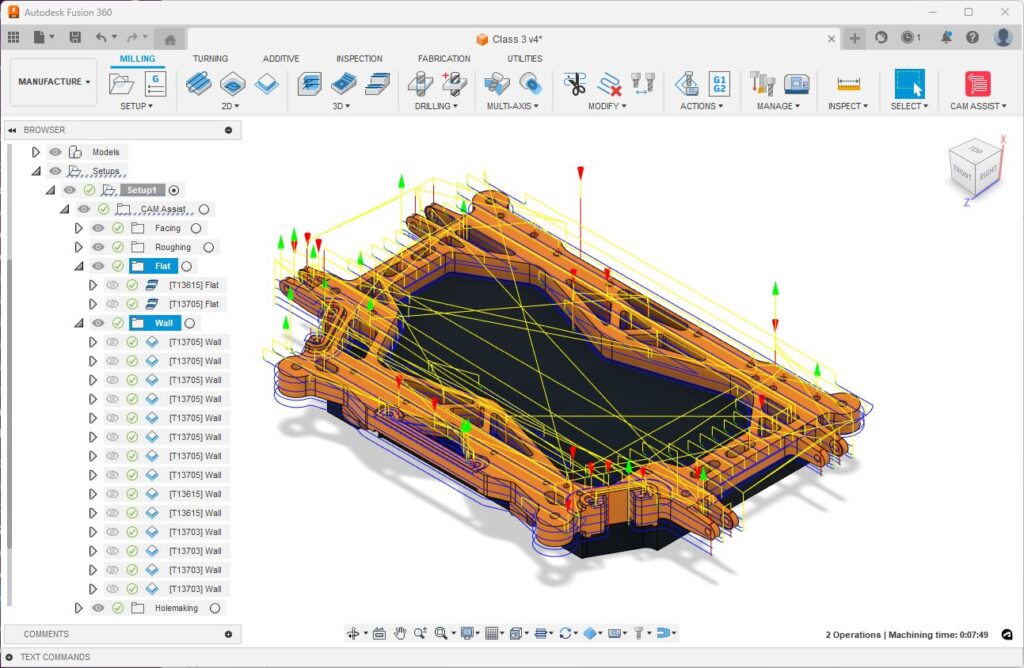 Chỉnh sửa đường chạy dao trên Fusion 360
