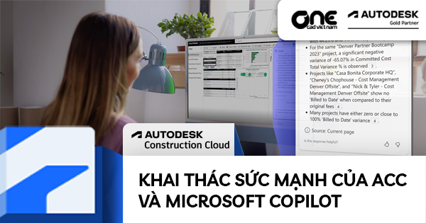 Khai Thác Sức Mạnh Của Autodesk Construction Cloud và Microsoft Copilot