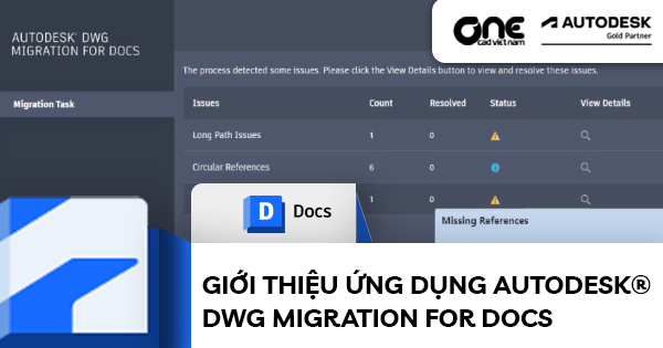 Giới Thiệu Ứng Dụng Autodesk® DWG Migration for Docs