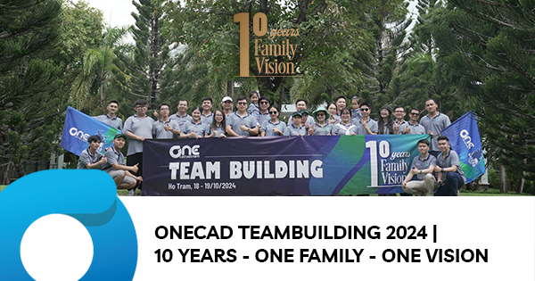 Teambuilding 2024 - OneCAD 10 Years, One Family, One Vision