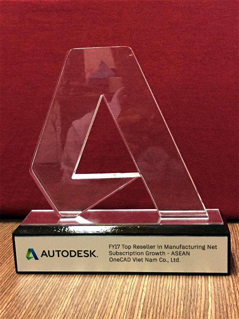 Cúp từ Autodesk