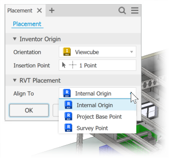 Giao diện Placement trên Inventor 2026