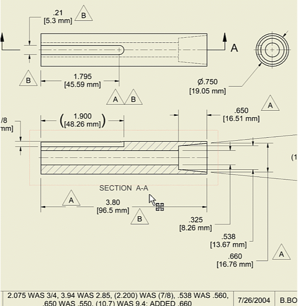 Hình ảnh mô tả tính năng Fix Detail View trên Inventor
