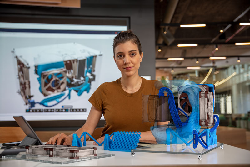 Hình ảnh mô tả tính năng gia công in 3D trên Fusion