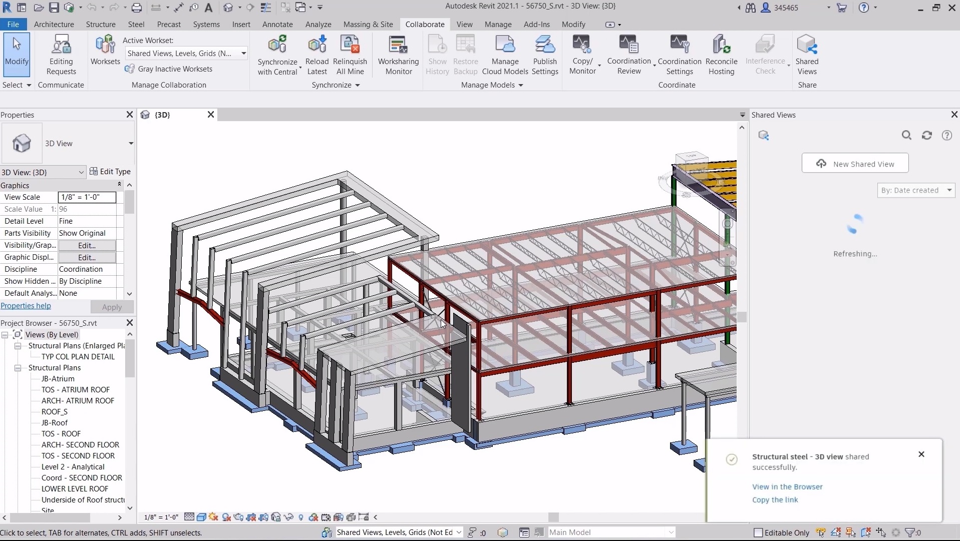 Hướng dẫn shared views trên Revit