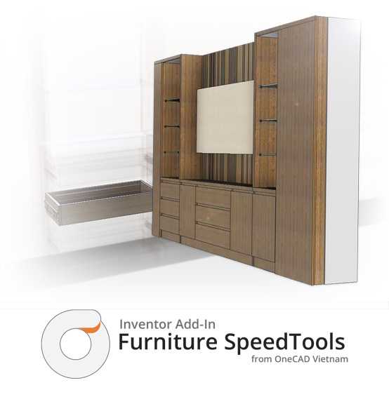 Thiết kế gỗ nội thất Inventor AddIn furniture