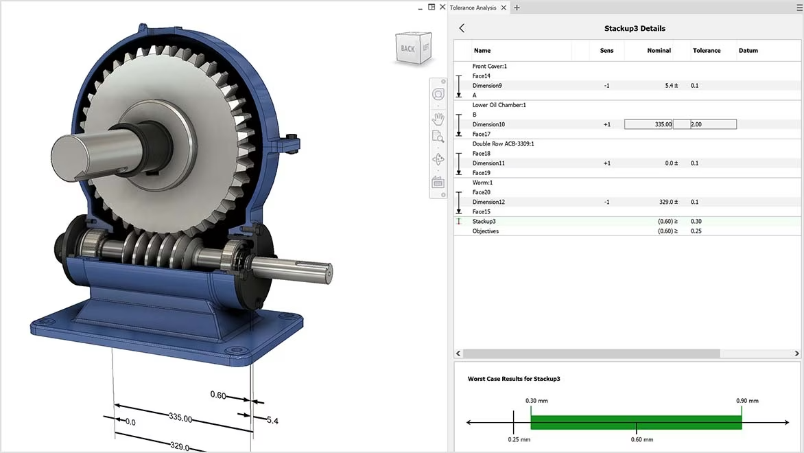 Inventor Tolerance Analysis: Tích hợp MBD