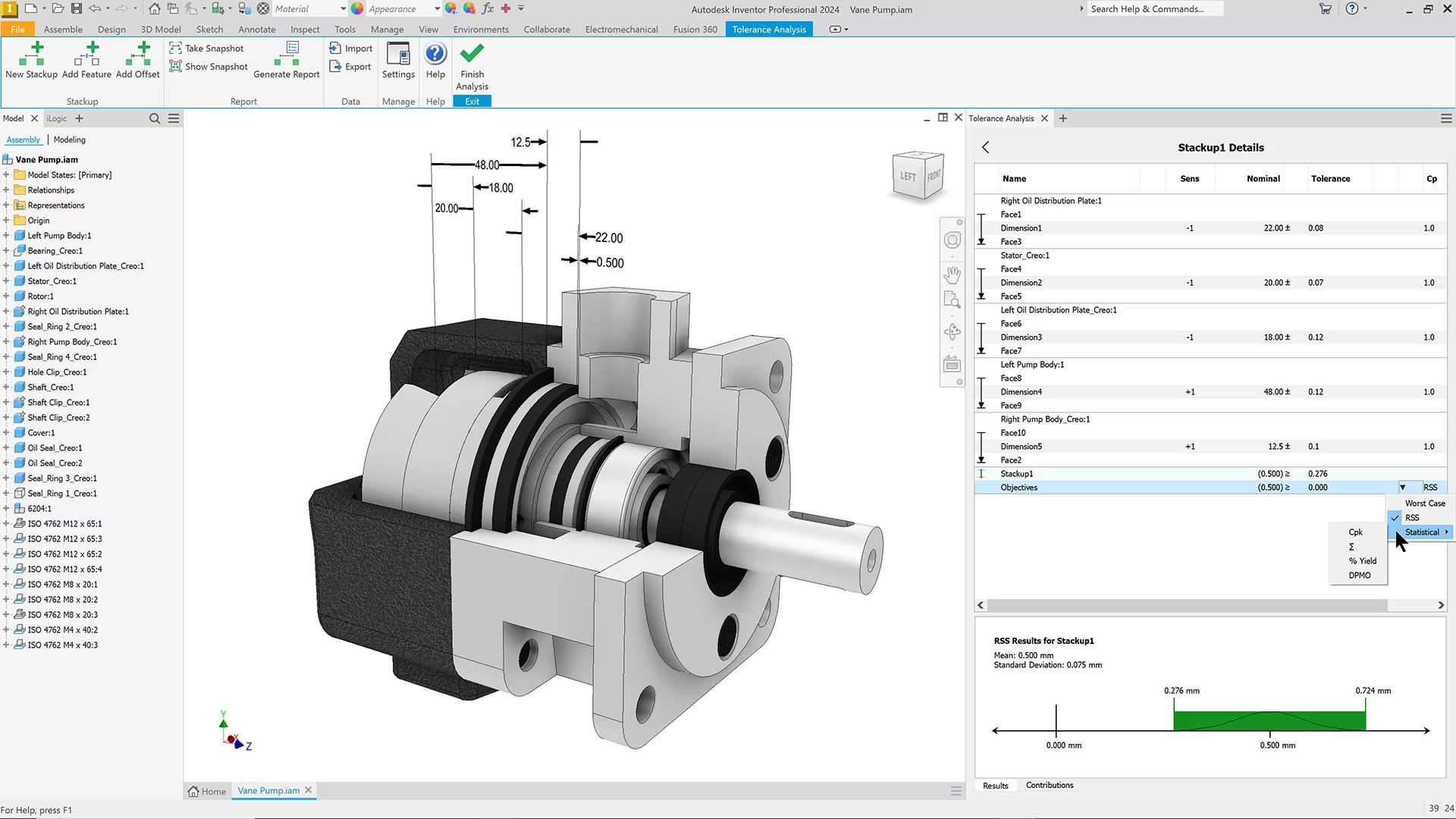 Minh họa tích hợp GD&T trong Autodesk Inventor – áp dụng symbols trên mô hình 3D với Model-Based Definition