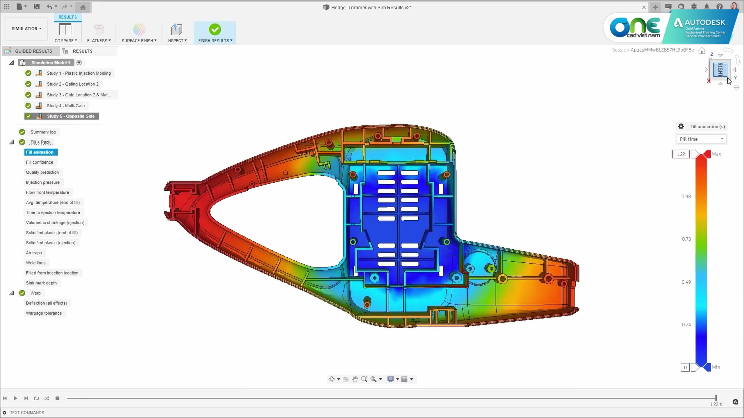 Mô phỏng dòng chảy nhựa với Fusion 360