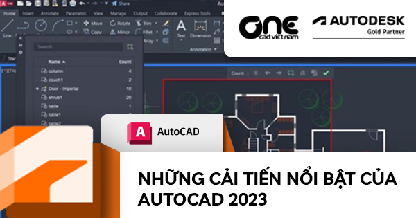Những cải tiến nổi bật của AutoCAD 2023