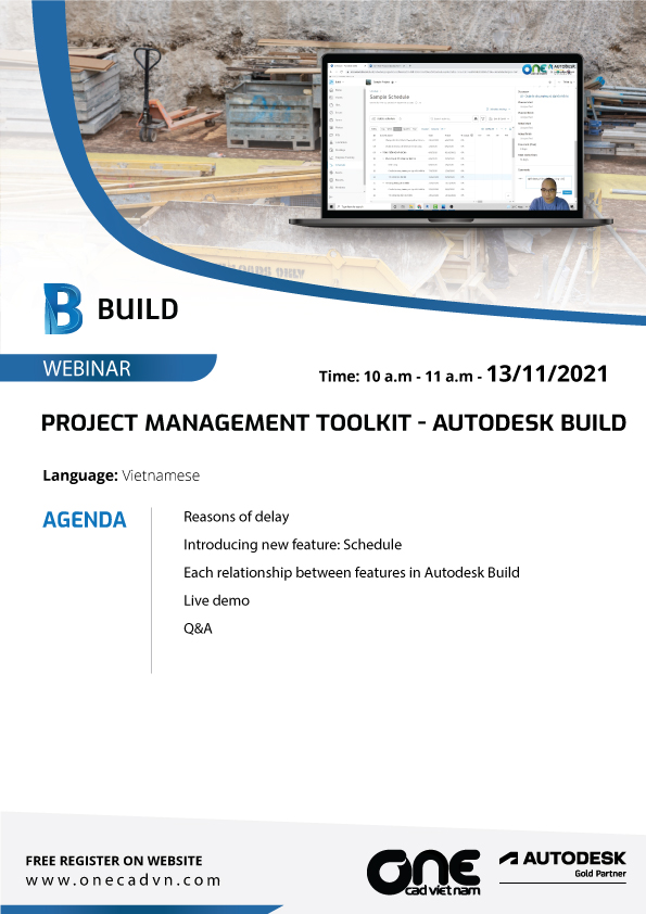 Webinar "Project management Toolkit - Autodesk Build"