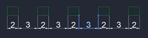 Quick Dimension trong AutoCAD