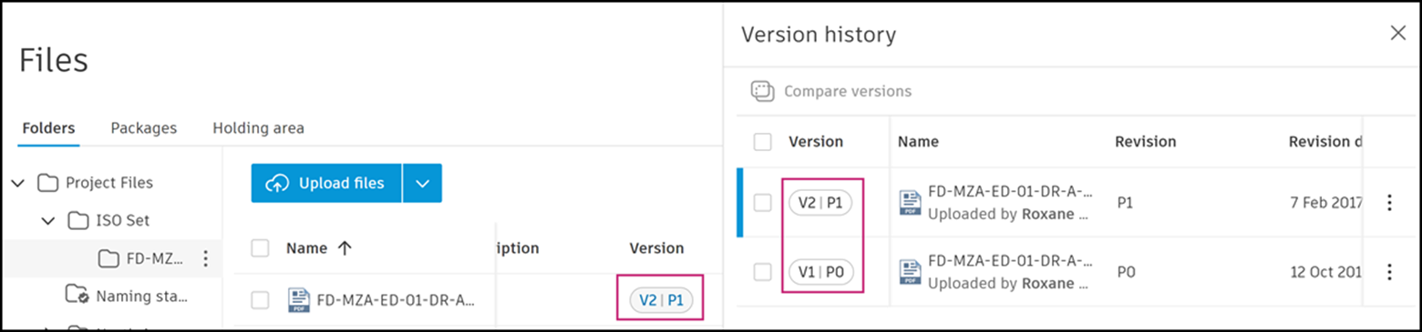 Files | Revision Label (Beta)