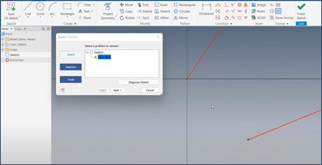Sketch Doctor tìm lỗi hở của các đối tượng