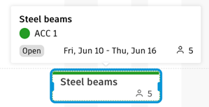 Steel beams