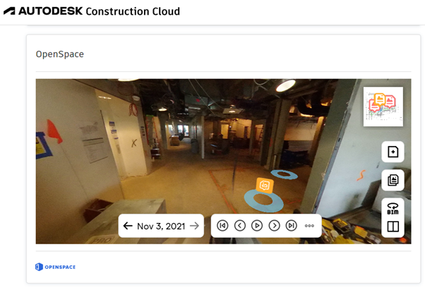 Mối liên hệ giữa OpenSpace và nền tảng Autodesk Construction Cloud