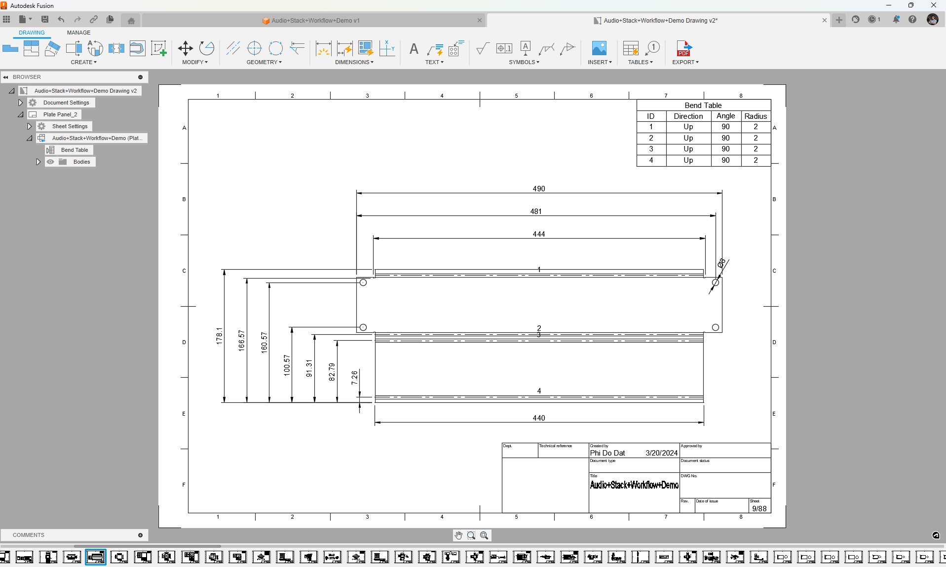 Tạo bản vẽ tự động từ mô hình 3D trên Autodesk Fusion