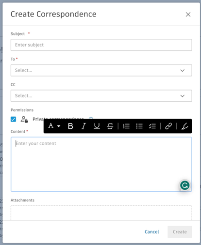 Tạo Email mới với khả năng chỉnh sửa văn bản đa dạng