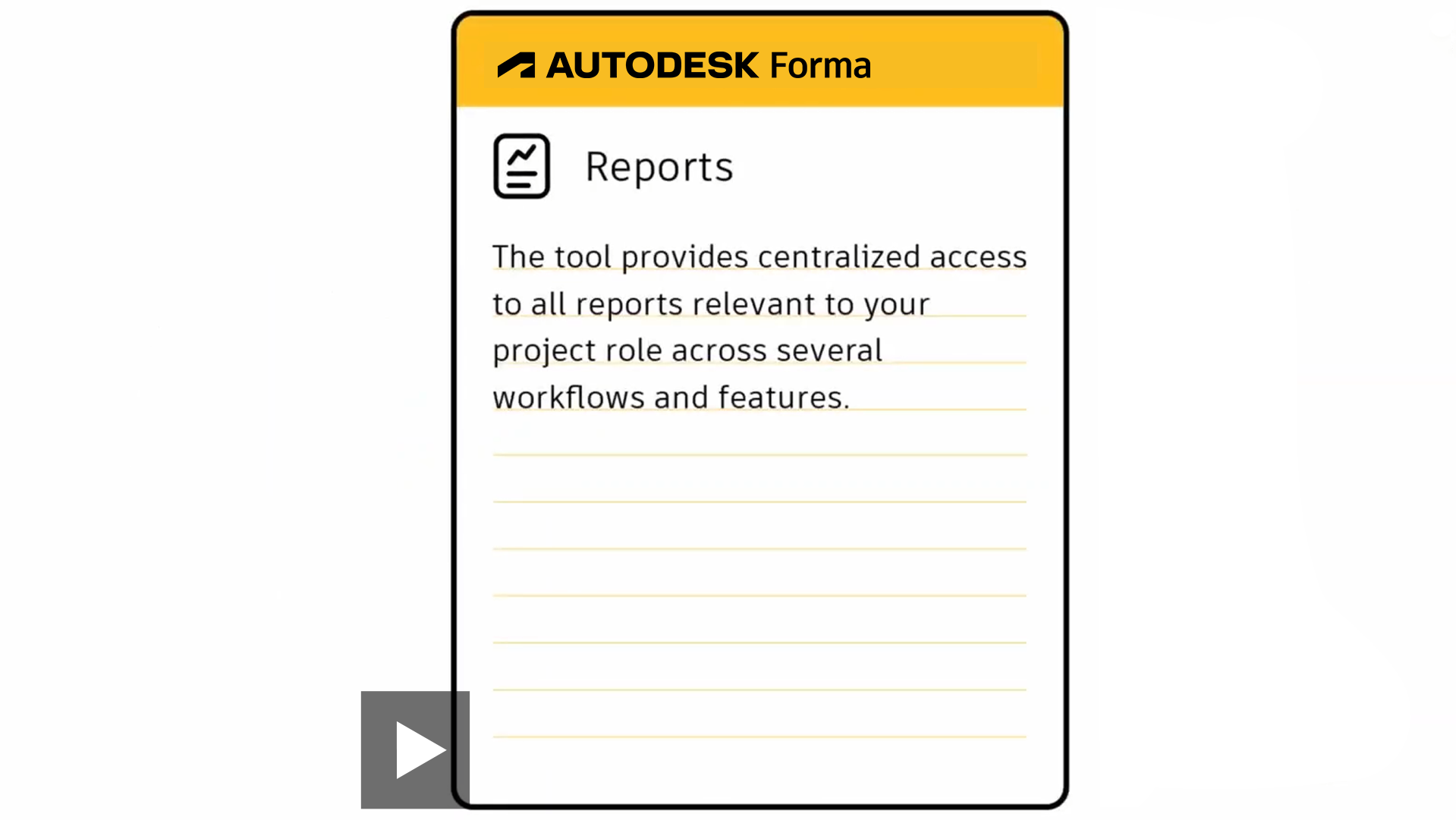 Tính năng Report trong Autodesk Docs