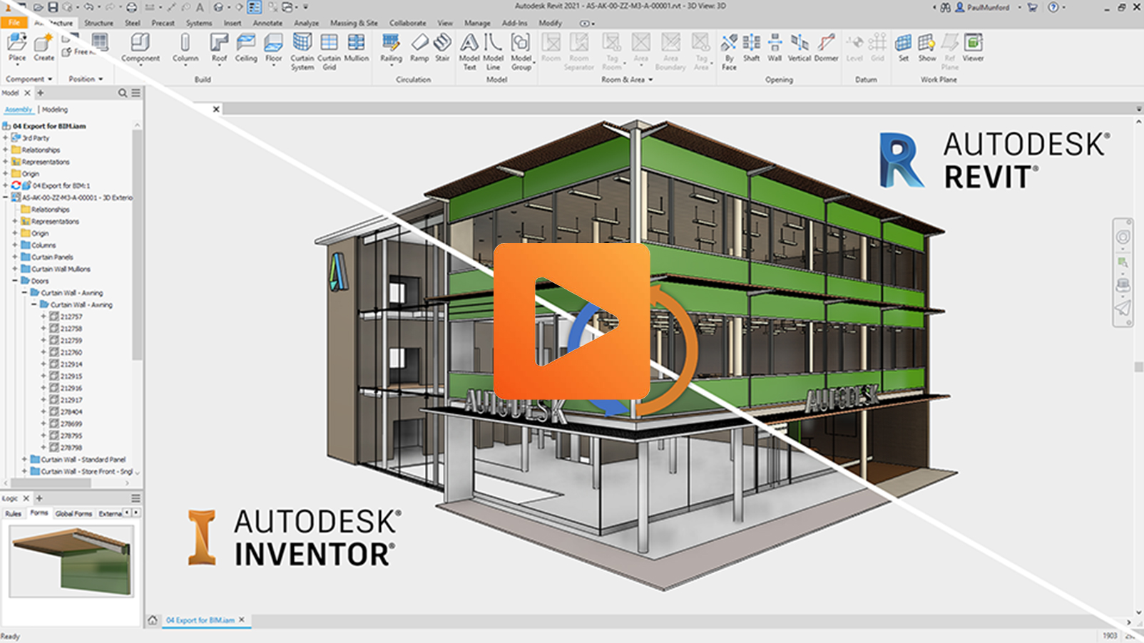 Tương tác với Revit