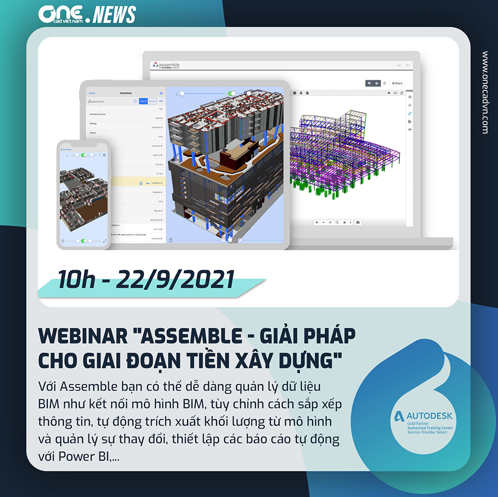 Webinar Assemble  giải pháp cho giai đoạn tiền xây dựng